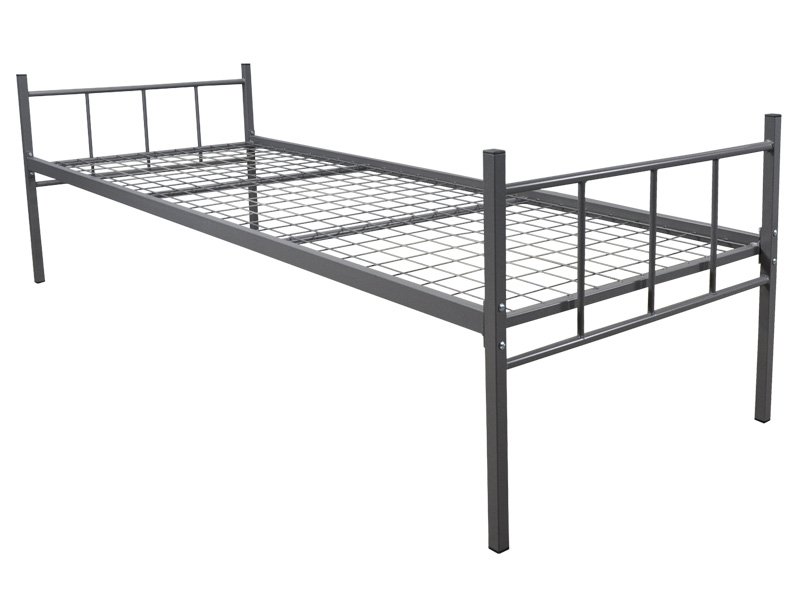 Ліжко одномісне металеве 2000х800х600 на клиновому з'єднанні КОМПРЕД OL607